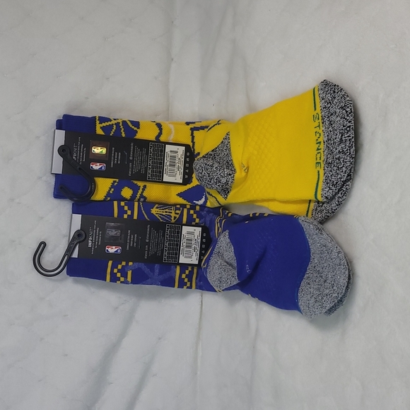 Golden State Warriors Stance Socks lot of 2 - Picture 12 of 12